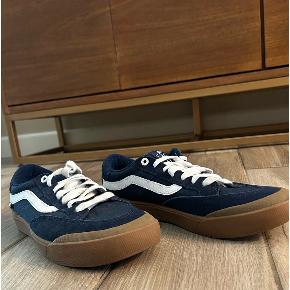 Mens Vans Berle Pro Blue Skate/everyday shoes